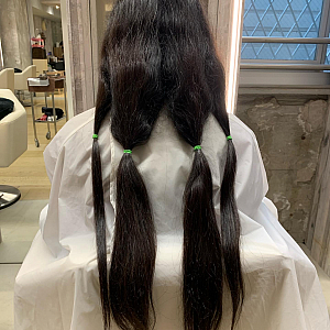 ヘアドネーションさせていただきました